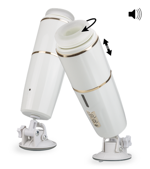 California rotating and thrusting masturbator with audio feature