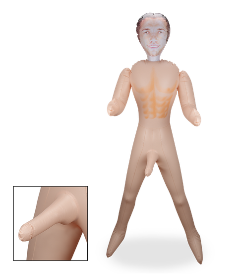 Tom male blow-up doll with lifelike anus