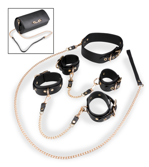 Deluxe bondage kit with storage case
