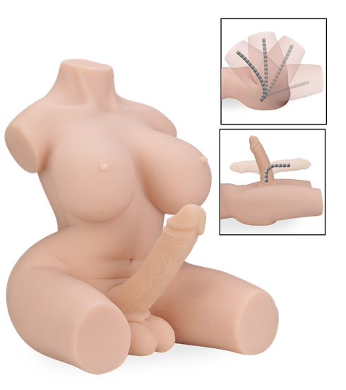 Dina trans sex torso with penis and anus 16 lb
