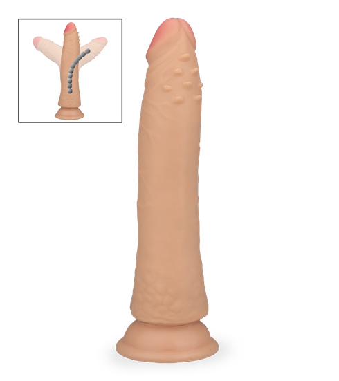 Aurelio Real Skin bendable suction-cup dildo 7.25 inches