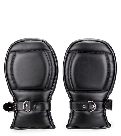 Padded protective gloves for puppy play
