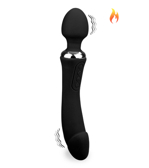 Treat heated 2-in-1 vibrator