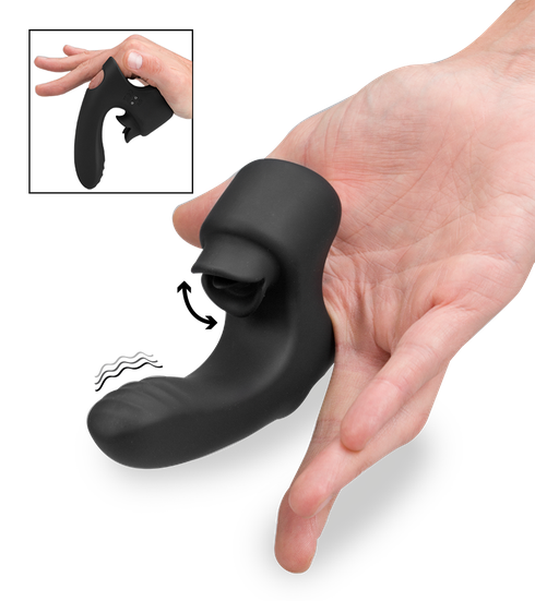 Uncanny finger vibrator